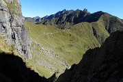 31 Usciti dal canalino, vista da dove siam saliti